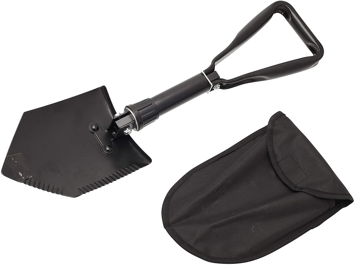 Cao Camping Mini Folding Pick/Shovel, Black - Image 3