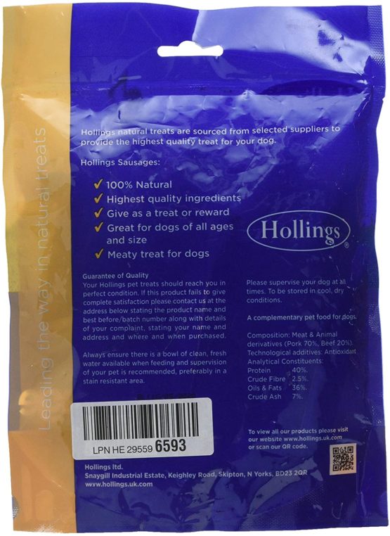 Hollings Ltd Hollings Sausage Display 200G - Image 2