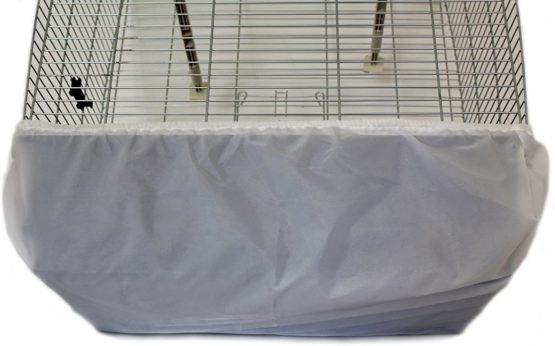 Cosipet Oblong Cage Tidy, Large, White