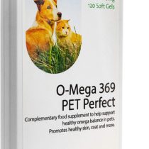 Omega 369 Pet Perfect Omega Fish Oil - for Dogs and Cats - 1000mg 120 Capsules | Daily Omega 3 6 9 Supplement for Pets | UK Manufactured to GMP Standards