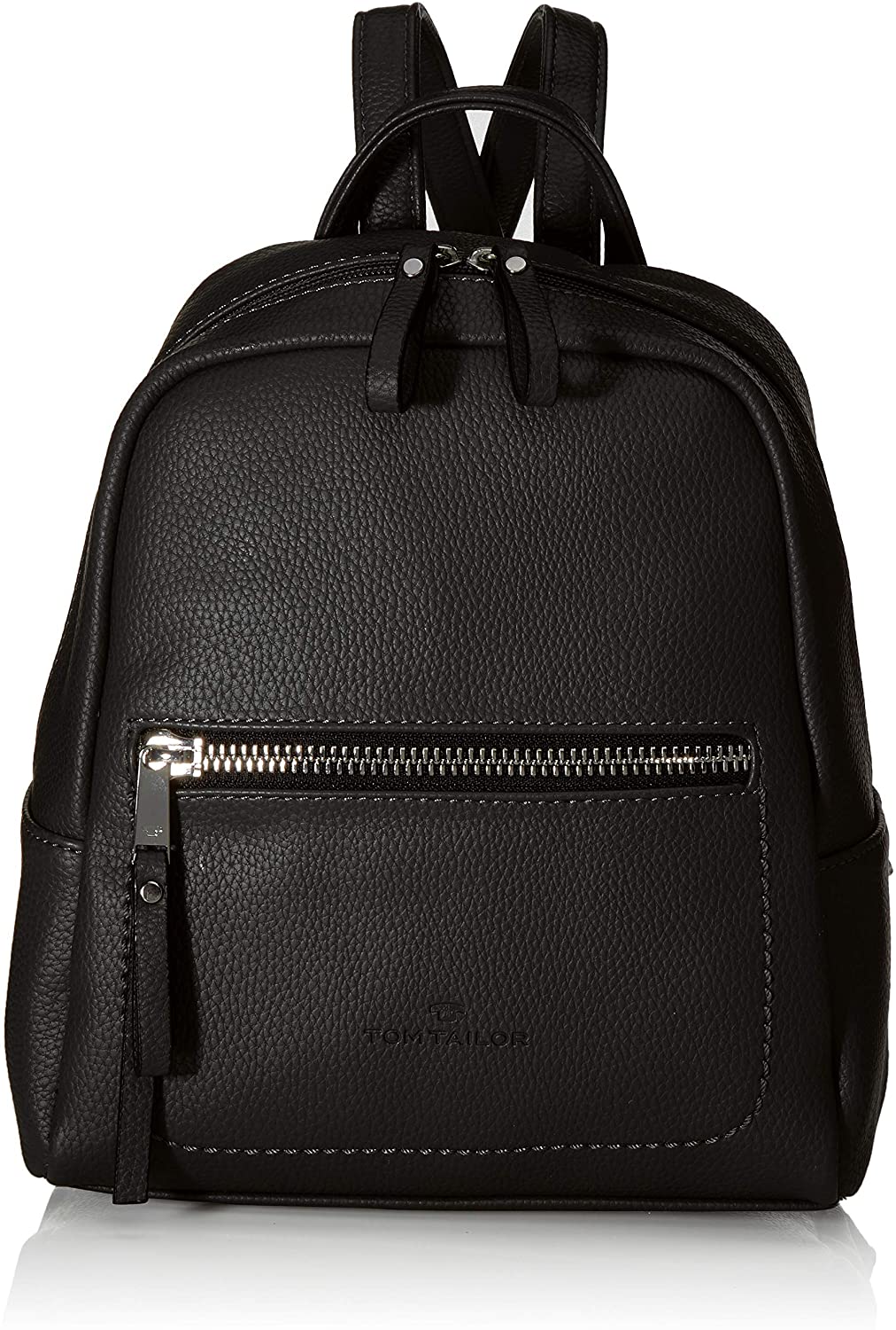 TOM TAILOR bags, TINNA, Women's Backpack, S, black, S, 24x25x10.5 cm (W x H x L)