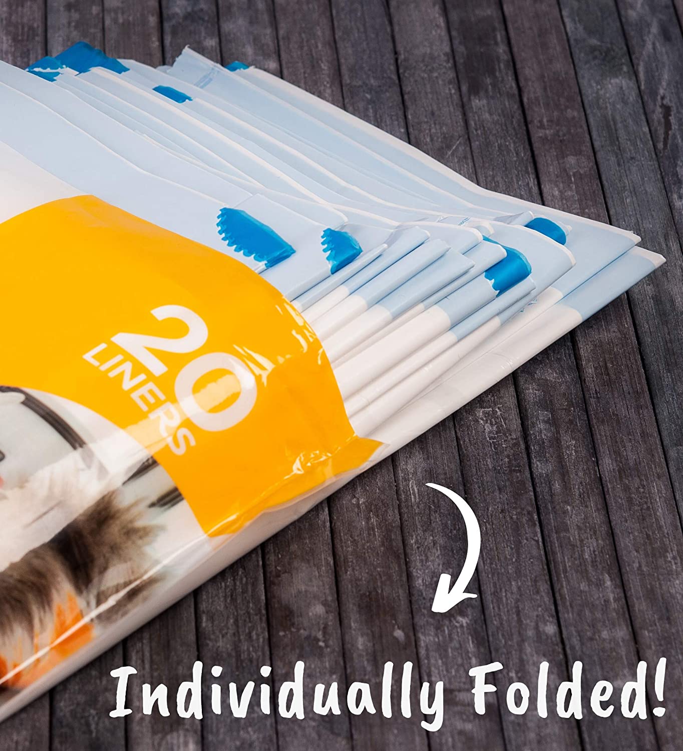 Pettiny 20 Cat Litter Tray Liners with Drawstrings Scratch Resistant Bags for Medium and Large Litter Box - Image 3