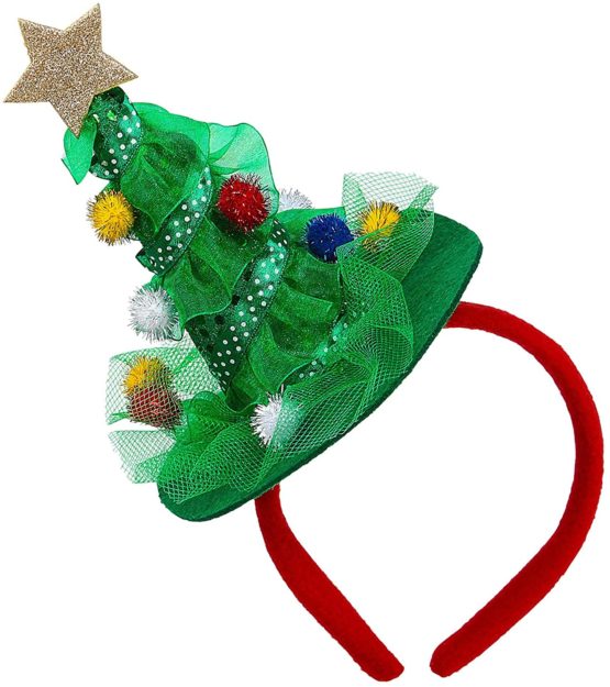 Christmas Tree Headband Fancy Dress Accessory