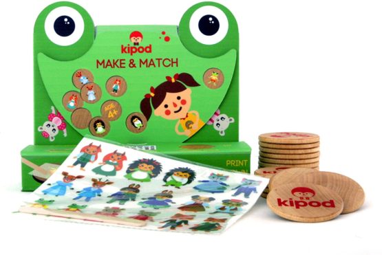 Kipod- Make and Match Create Game of Memory, Multicolour (1)