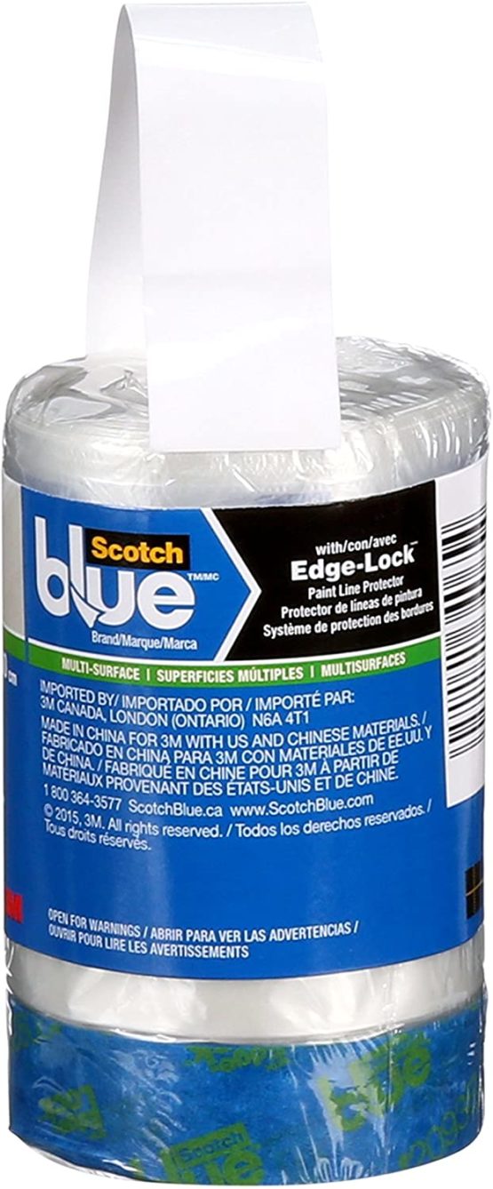 ScotchBlue Pre-taped Painter's Plastic, Unfolds to 24 inches x 30 yards, PT2093EL-24 - Image 4