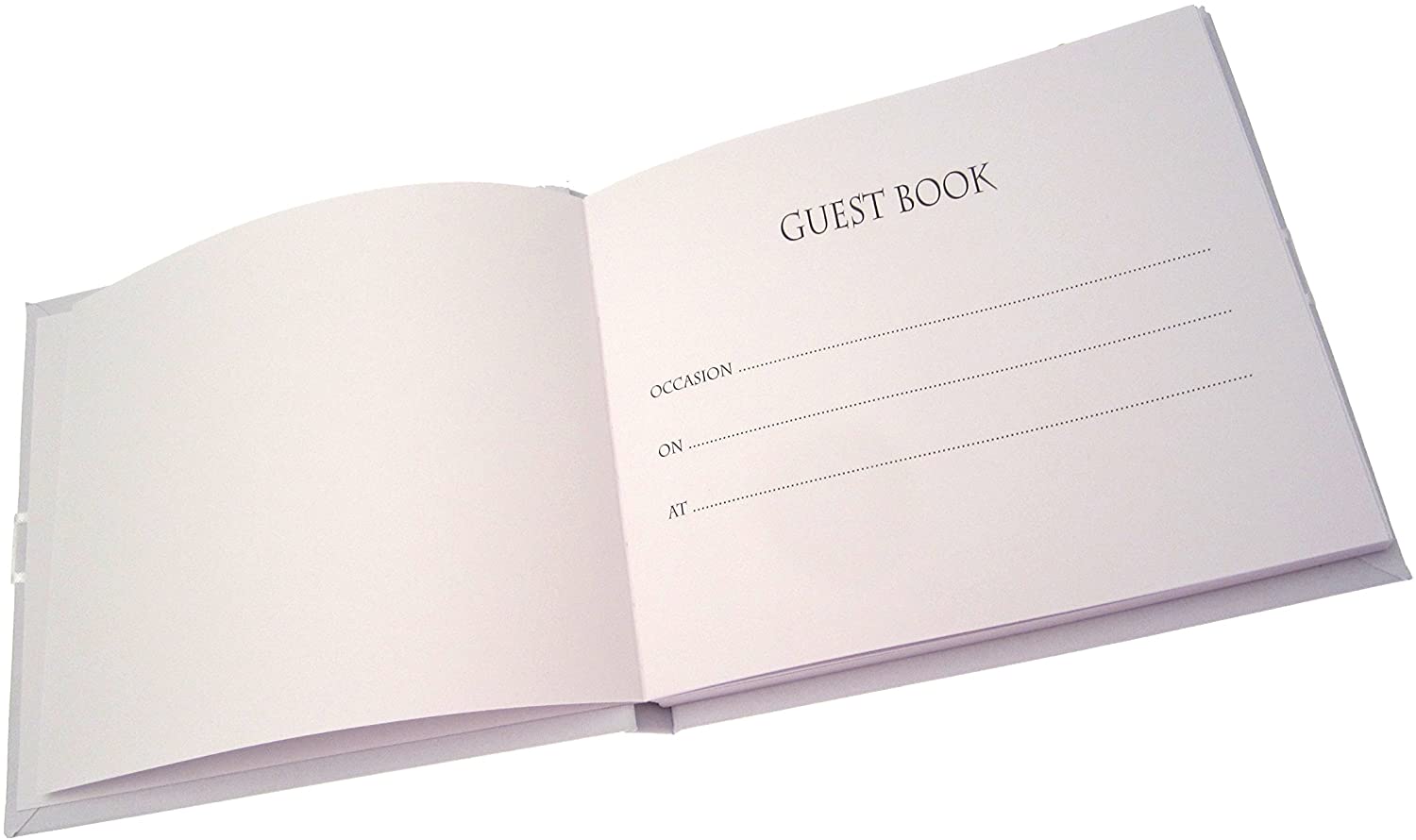White Cotton Cards LW3 Love Laughter & Happily Ever After Wedding Guestbook - Image 3