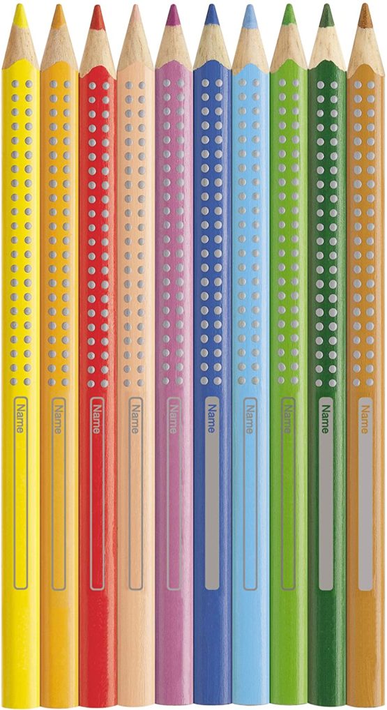 Faber-Castell 110912 - Jumbo GRIP colored pencils, cardboard box of 12 - Image 2