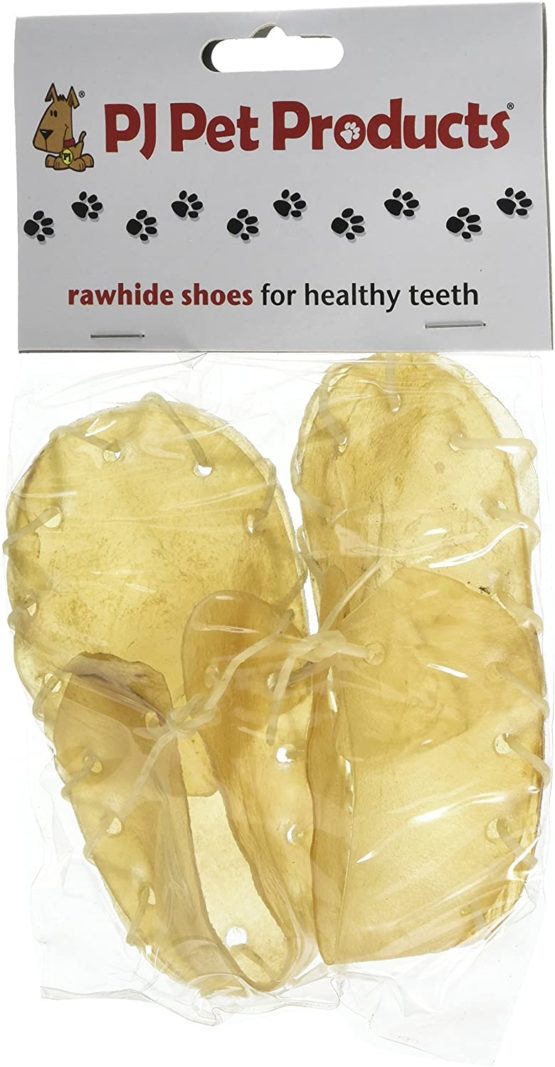 PJ Pet Poducts Rawhide Shoes 12 cm 20 g (Pack Of 10)