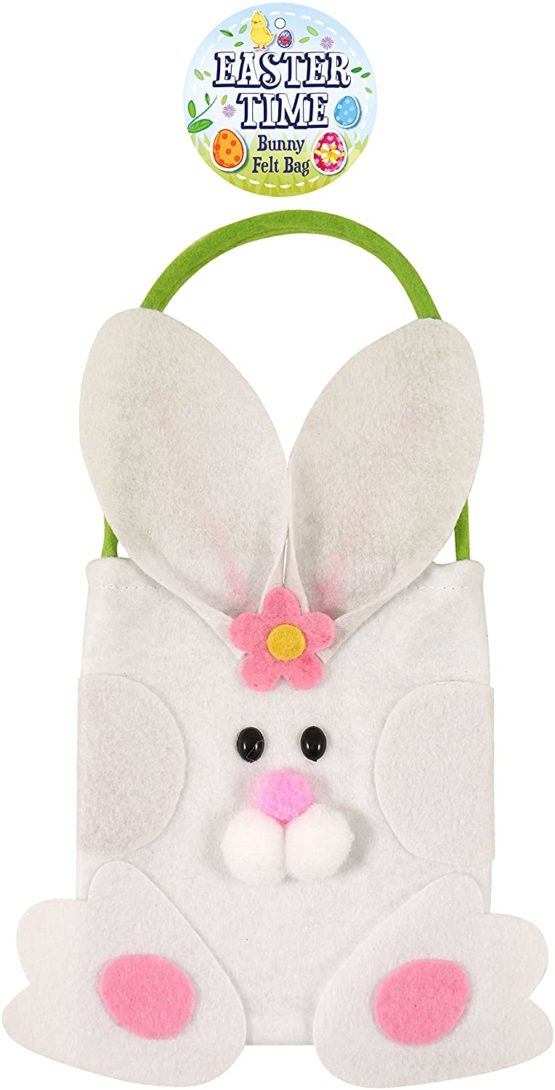 3xEaster Bunny Felt Egg Hunt Party Gift Bags
