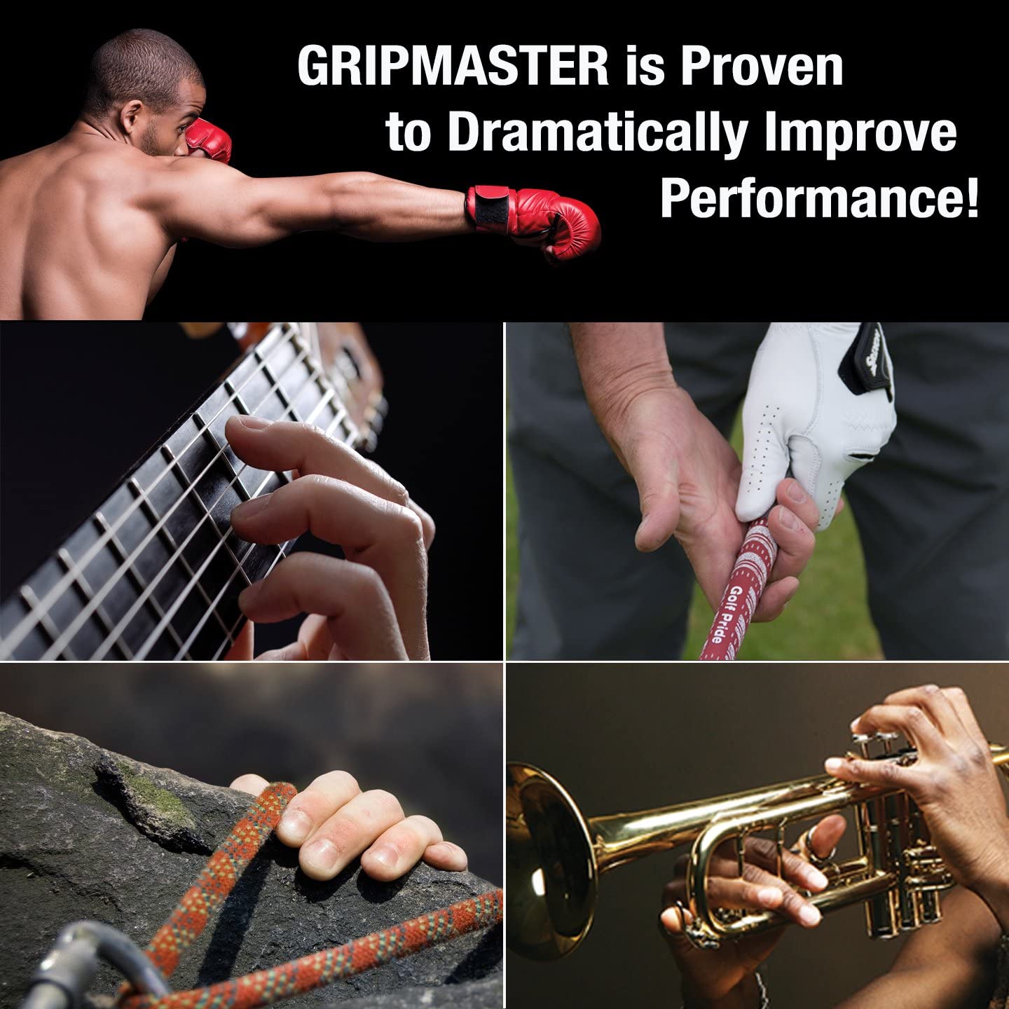 Gripmaster *ORIGINAL VERSION* Hand Grip, Hand and Finger Exerciser, Blue, 7.0 lbs/Finger, Heavy Resistance - Image 3