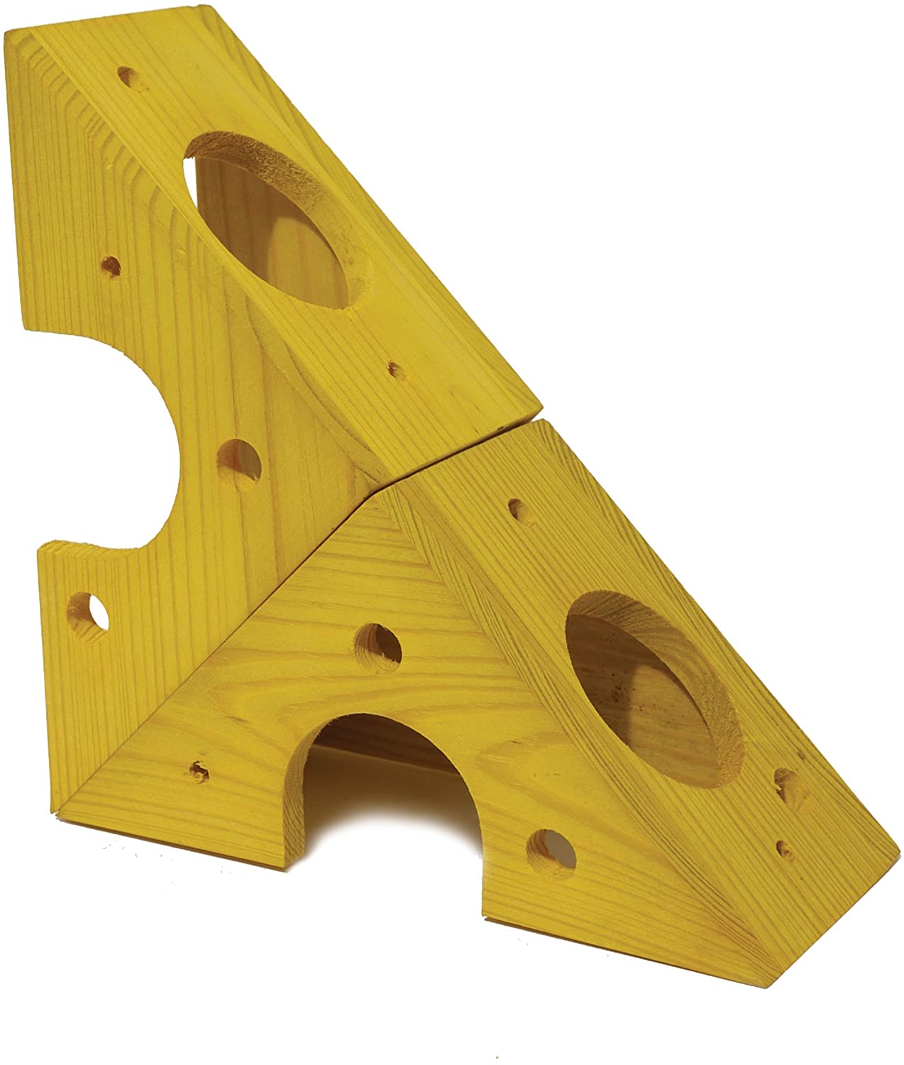 Rosewood Boredom Breaker Sleep-n-Play Cheese, Activity Toy for Small Animals, Yellow - Image 3