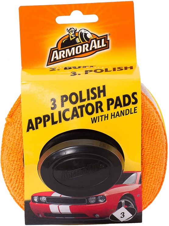 Armor All GAA40015EN 3 Polish Applicator Pads with Handle
