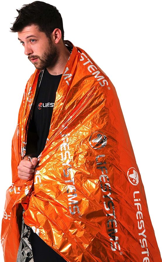 Lifesystems Emergency Silver Foil Thermal Blanket For Hiking, Mountaineering And Outdoor Survival