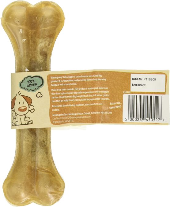 Good Boy - Small Rawhide Knuckle Bones - Dog Chews - Made From 100 Percent Natural Hide - Pack of 10 - Dog Treats Natural - Image 2