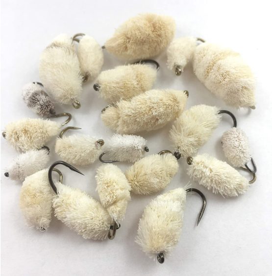 BestCity Fly Fishing carp Barbless Bread flies sizes 4-12 pack of 20