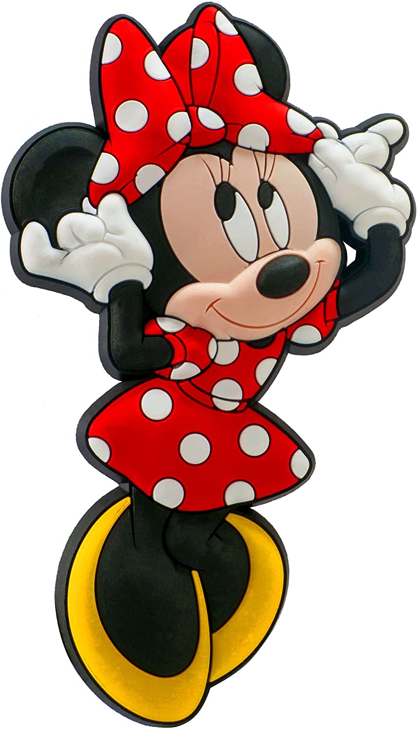 Disney's Mickey Mouse Soft Touch PVC Magnet: "Minnie", Multi-colored, 4"