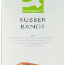 Q-Connect Rubber Bands Assorted Sizes, 500 g