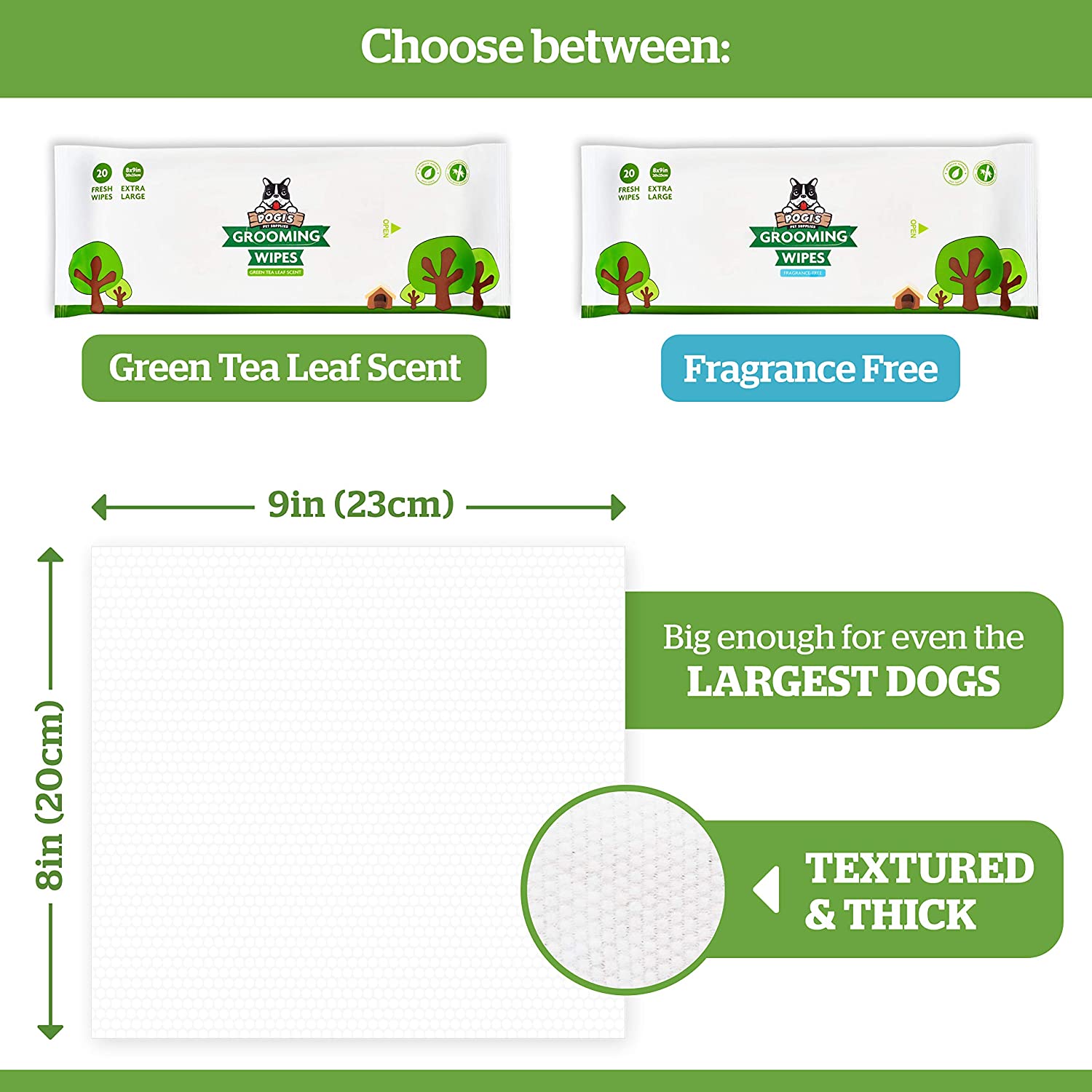Pogi’s Dog Wipes - Plant-Based, Hypoallergenic Wipes for Dogs and Puppies - Fragrance Free, 100-Count, Fragrance-Free - Image 4