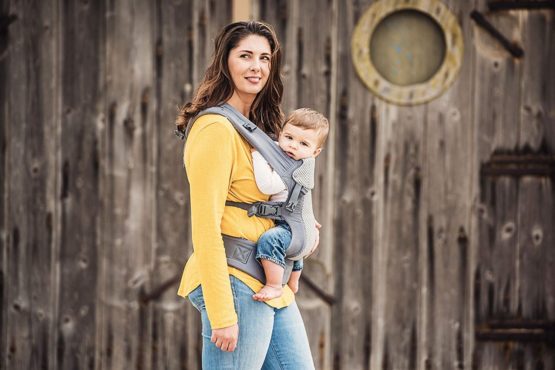 Beco Gemini Baby Carrier - Cool Dark Grey, Sleek and Simple 5-in-1 All Position Backpack Style Sling for Holding Babies, Infants and Child from 7-35 lbs Certified Ergonomic - Image 4