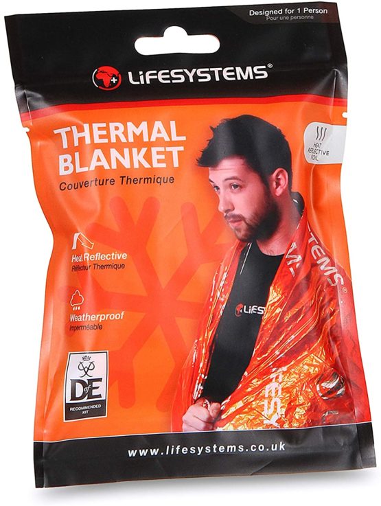 Lifesystems Emergency Silver Foil Thermal Blanket For Hiking, Mountaineering And Outdoor Survival - Image 2