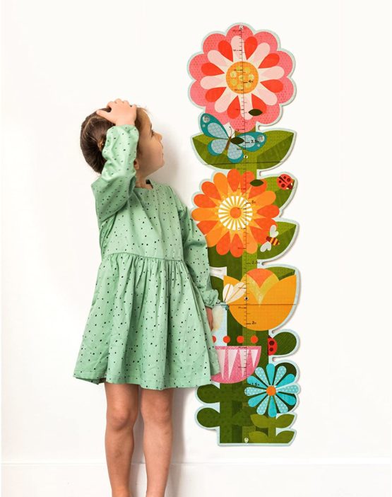 Petit Collage Folding Growth Chart | Garden Flowes - Image 3