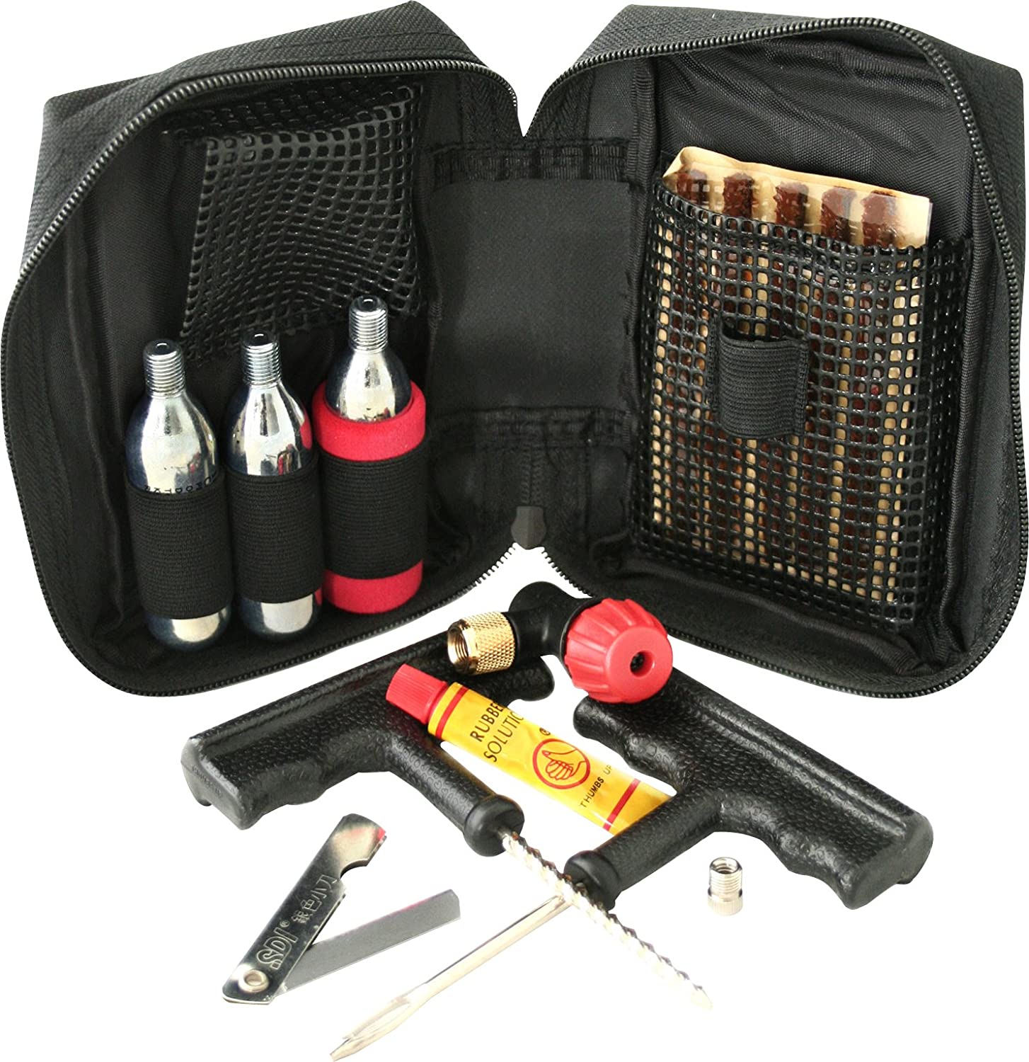GEAR GREMLIN GG170 Emergency Motorcycle Tyre Repair Kit, Black