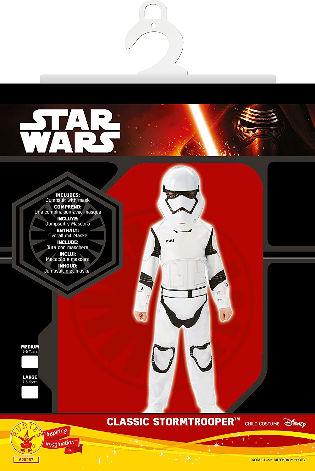 Rubies Official Stormtrooper Boys Fancy Dress Disney Star Wars The Force Awakens Kids Costume Medium Ages 5-6 Halloween - Image 3