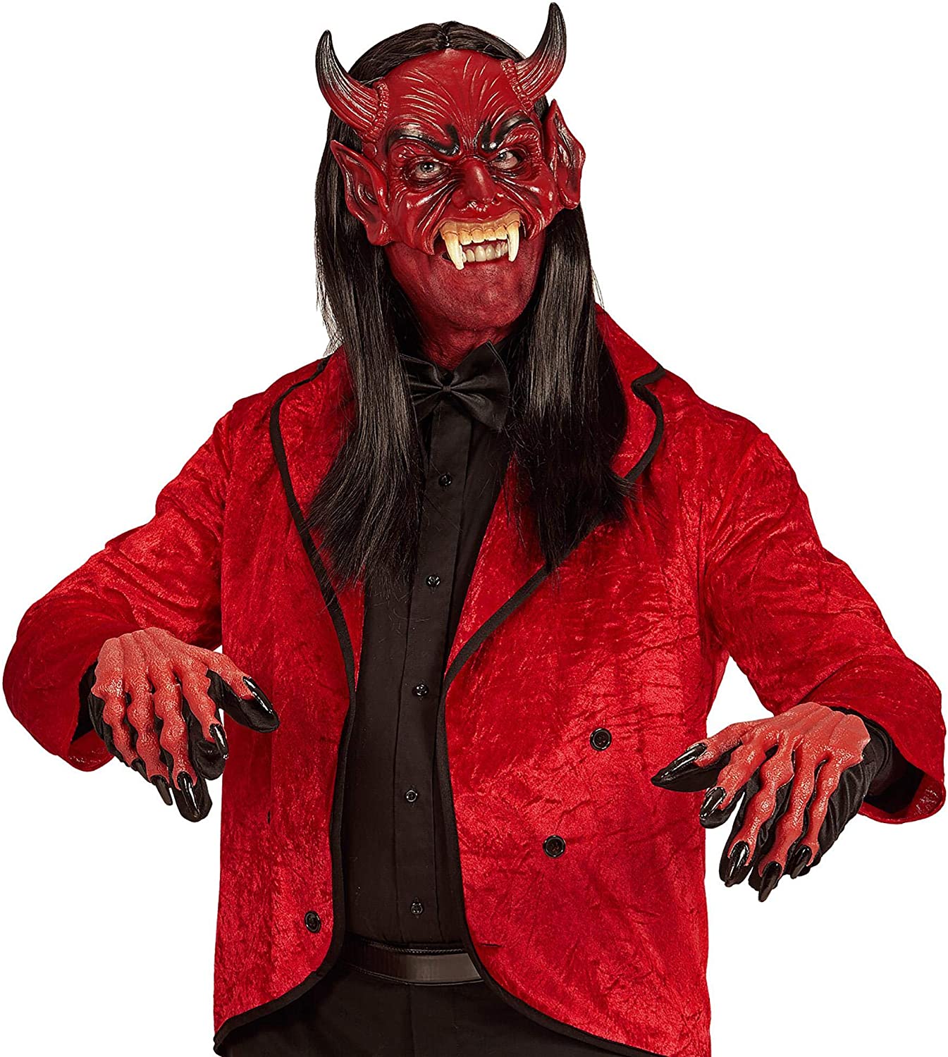 Widmann vd-wdm05392 Mask Devil Without Chin in Foam, One Size, Red - Image 3