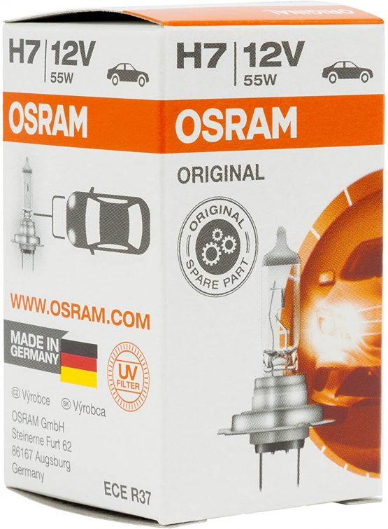 OSRAM 64210L 12V 55W H7 Longlife Px26D Boxed (Single) - Image 3