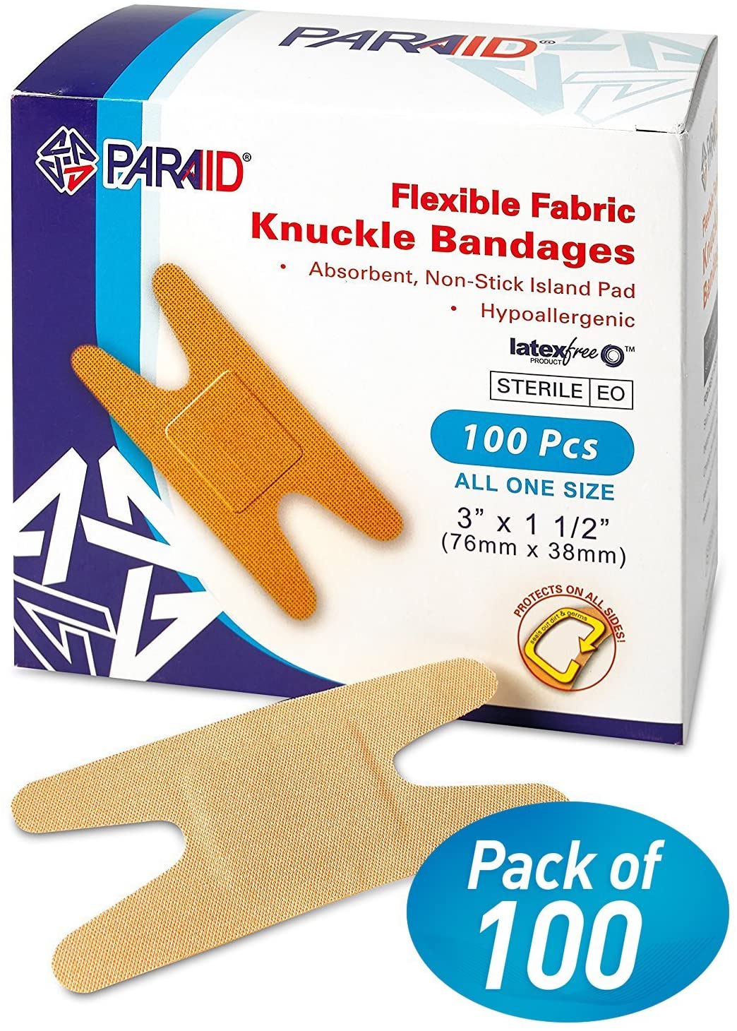 Flexible Fabric Bandages Flex Fabric Adhesive Bandages Knuckle