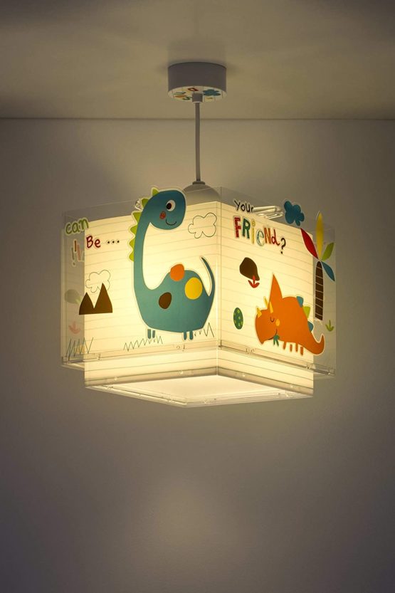 Dalber Dinos Hanging Lampshade E27, Multi-Colour - Image 3