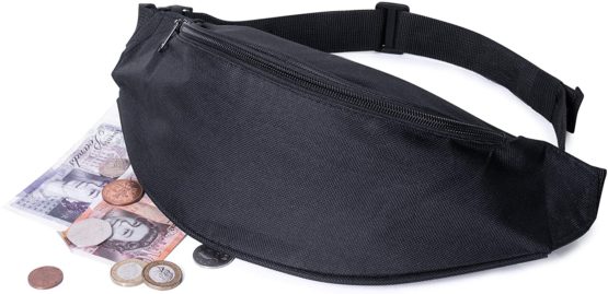 Strong Quality Waist Pack/Bum Bag/Travel Pack/Festival Money Belt Pouch/Holiday Wallet Belt Max to 120 cm