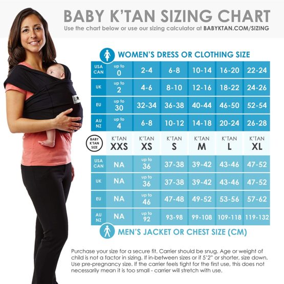 Baby K'tan Cotton Denim Baby Carrier (Small) - Image 2