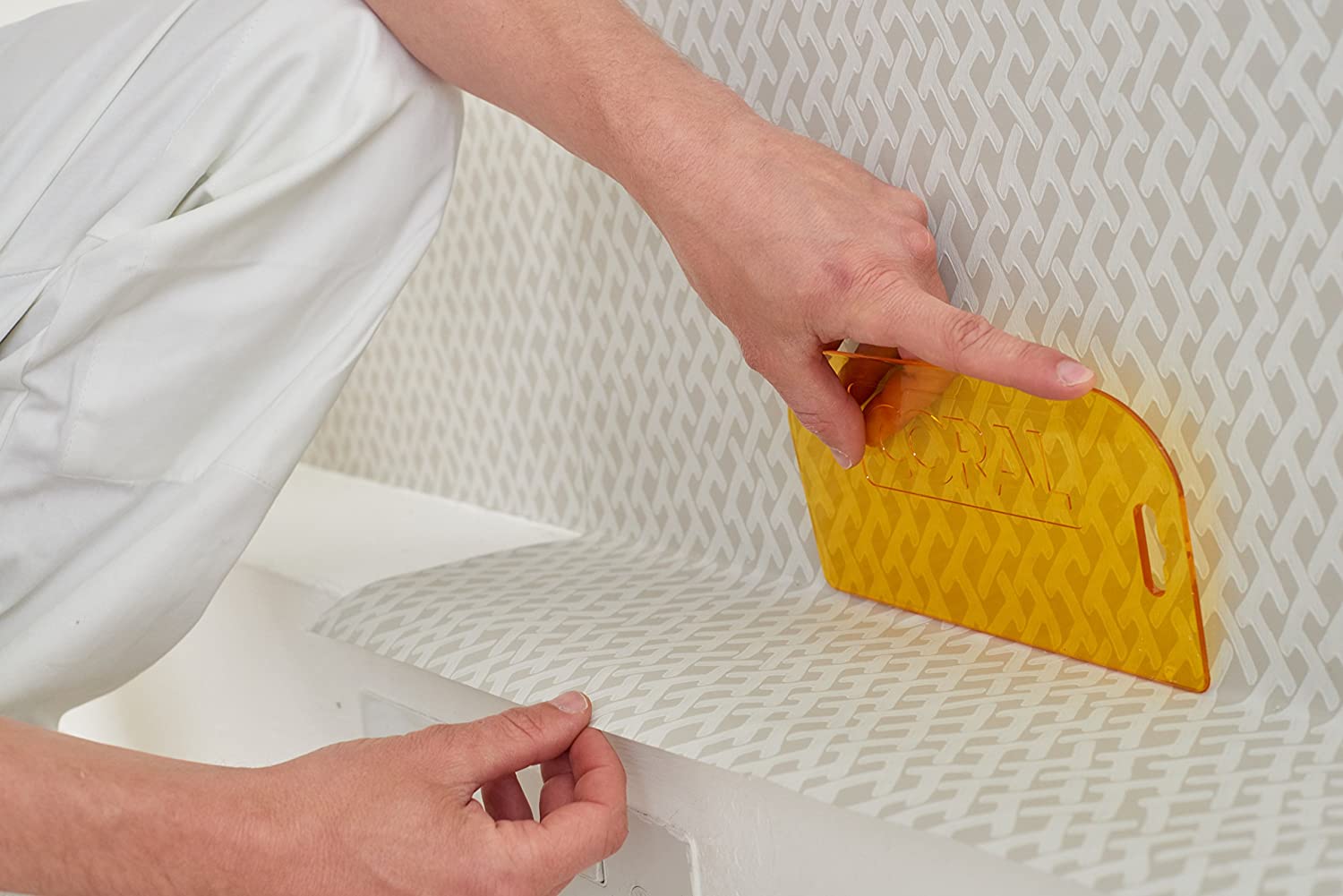 CORAL 69500 Paperwiz 3-in-1 Wallpaper Tool, The Original, Yellow, 11.1 x 20.8 cm - Image 4