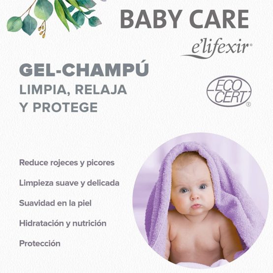 Elifexir Baby Care Gel – Champu 500 ml ECOCERT Baby - Image 3