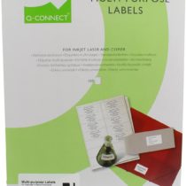 Q-Connect 4 Label/A4 Sheet KF01004, 105 x 148 mm - White, Pack of 100