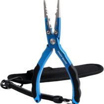 CrazyShark Professional Fishing Pliers Tungsten Carbide Cutters Split Ring Pliers Hook Remover Fish Holder