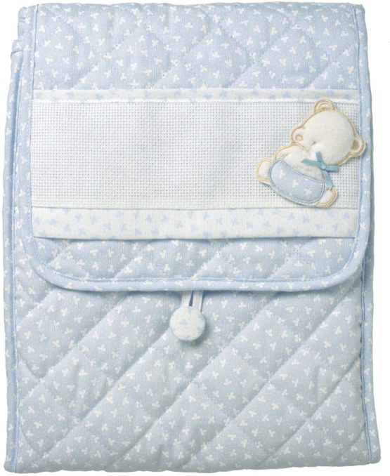 Filet - Travel Changing Mat - Portable Foldable Baby Changing Bag - Blue