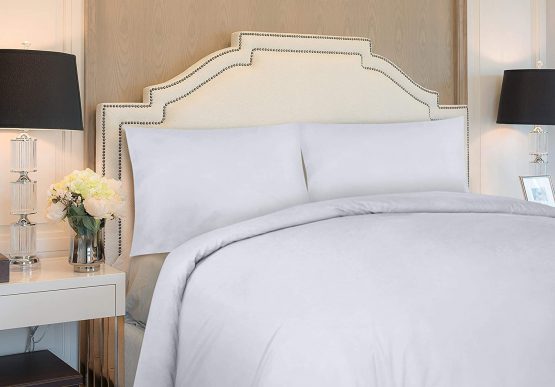 Utopia Bedding Duvet Cover Set - Brushed Microfibre Duvet Cover with Pillowcases (Double, White) - Image 3