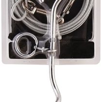 Pet Brands Rac Tie Out Stake and Cable, silver