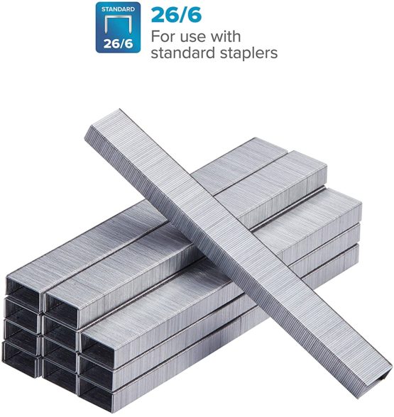PaperPro - 1901 - 26/6 Premium Premium Standard Staples, Full-Strip, Pack of 5000 Pins - Image 2