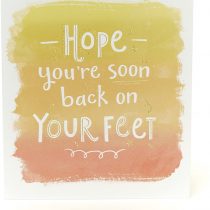 Get Well Soon Card - Thinking of You Card - Sweet Water Colour Design
