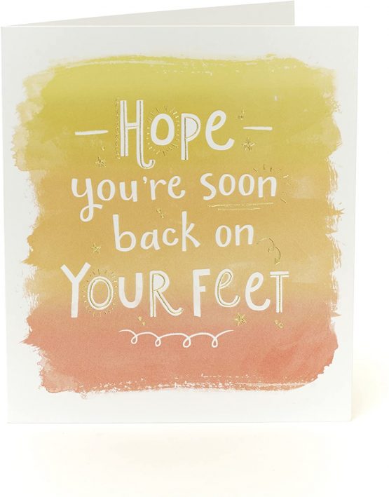 Get Well Soon Card - Thinking of You Card - Sweet Water Colour Design