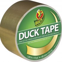 Duck Tape Solid Colours Gold. Repair, craft, personalise, decorate and educate - 48mm X 9.1M