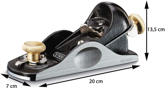 Stanley 1-12-020"No. 9" Block Plane, Black/Silver - Image 3