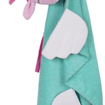 Zoocchini 100 Percent Cotton Kids Hooded Towel, Allie The Unicorn