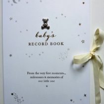 Bambino Little Star Baby Record Book A4-CG1526, Paper/Card - Foiled, One