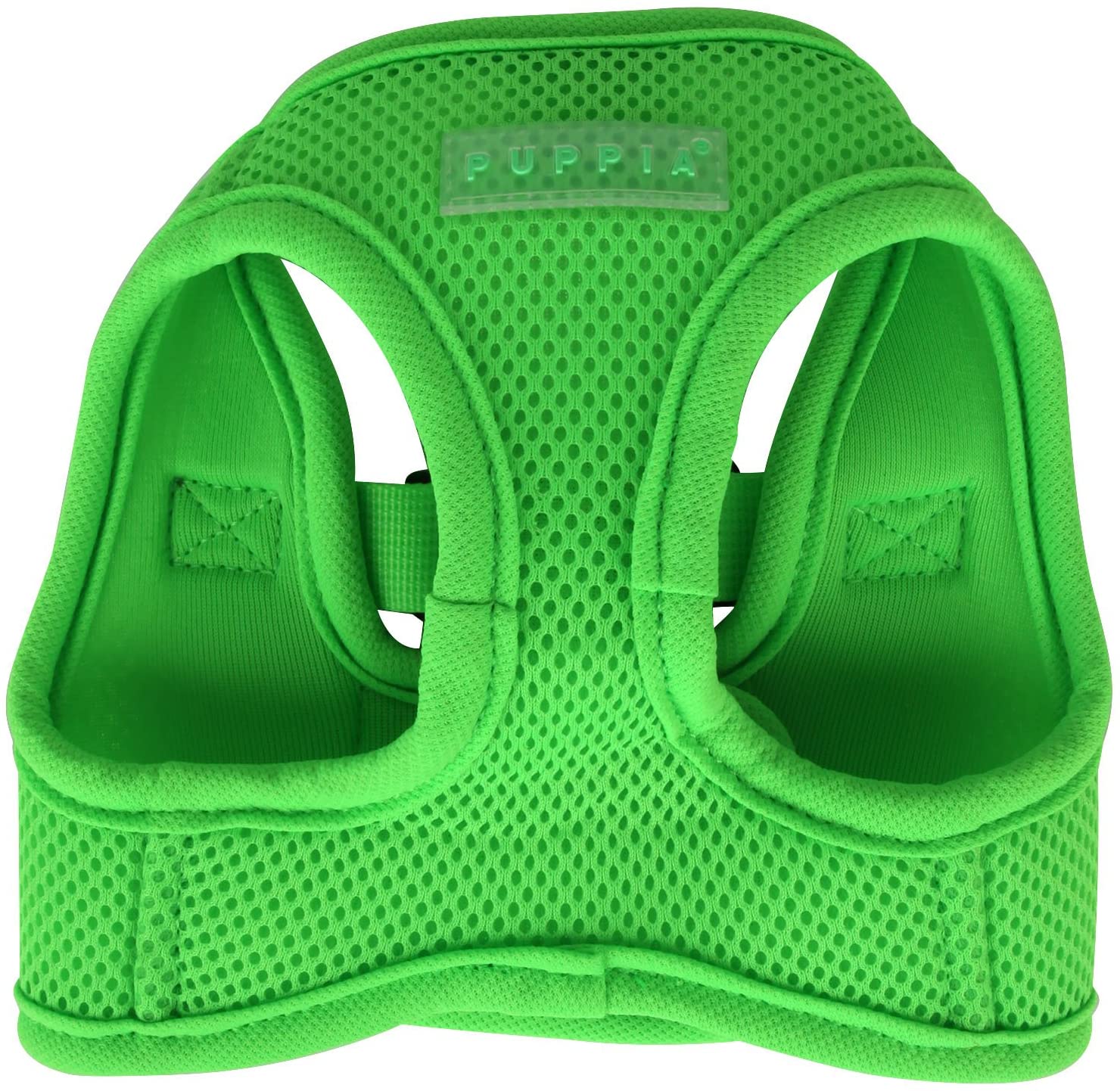Puppia Neon Dog Vest Harness for small and medium dogs - Super soft and comfortable - Also usable as Puppy Harness, Green, XL - Image 2
