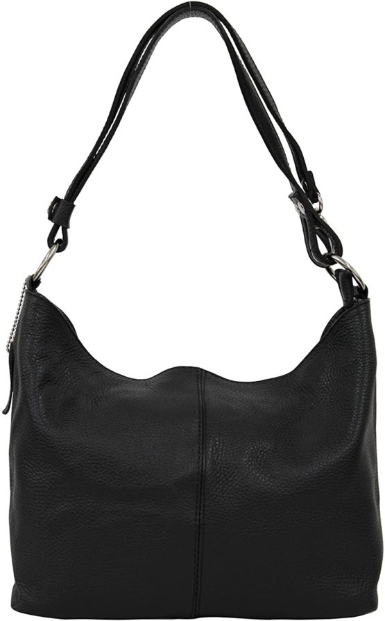 AMBRA Moda Women's Leather Handbag/Shoulder Bag/Cross-Body Hobo Bag, GL005 - Image 2