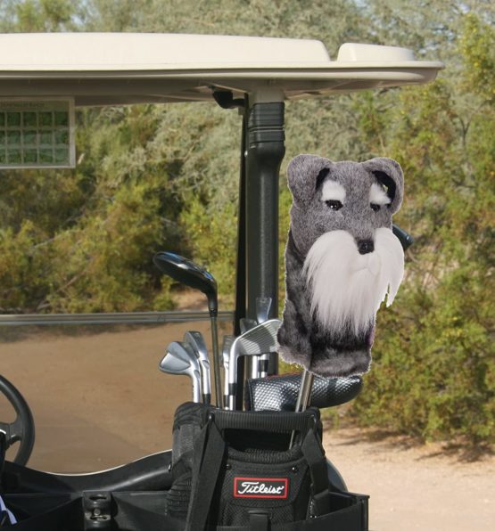 Daphne's Unisex's Schnauzer Novelty Head Cover-Grey, 0 - Image 2